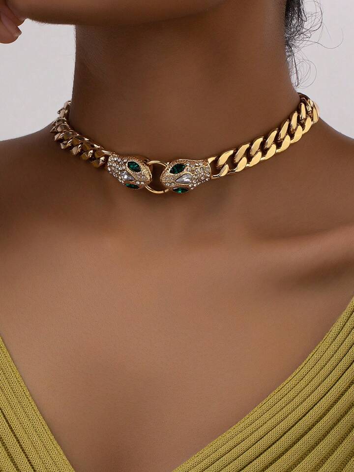 Rhinestone Chain Snake