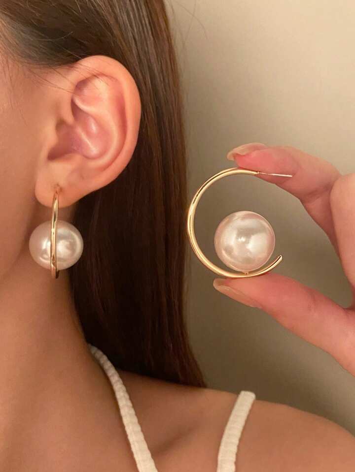 Faux Pearl Earings