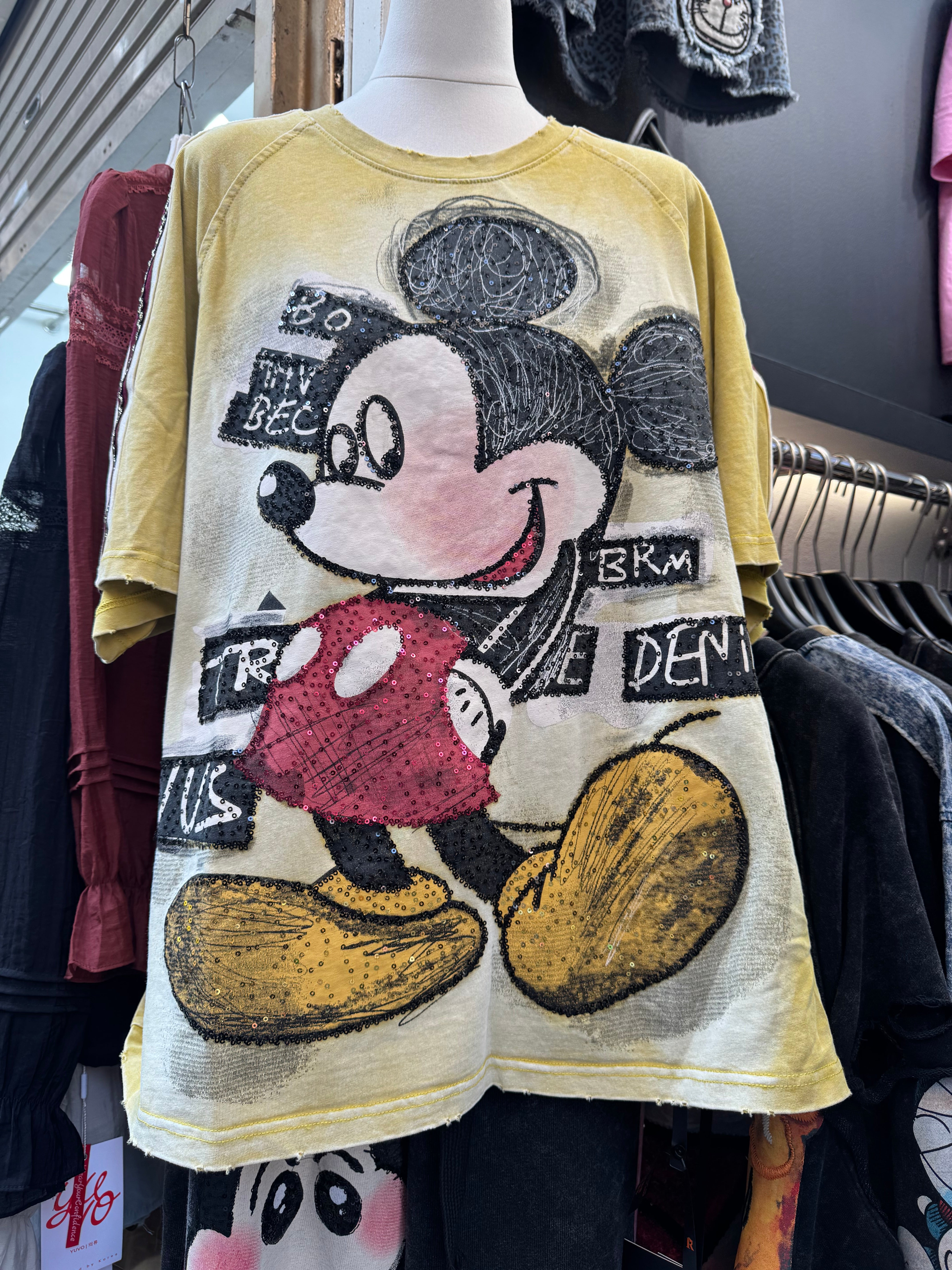 Mickey Sequence Tshirt