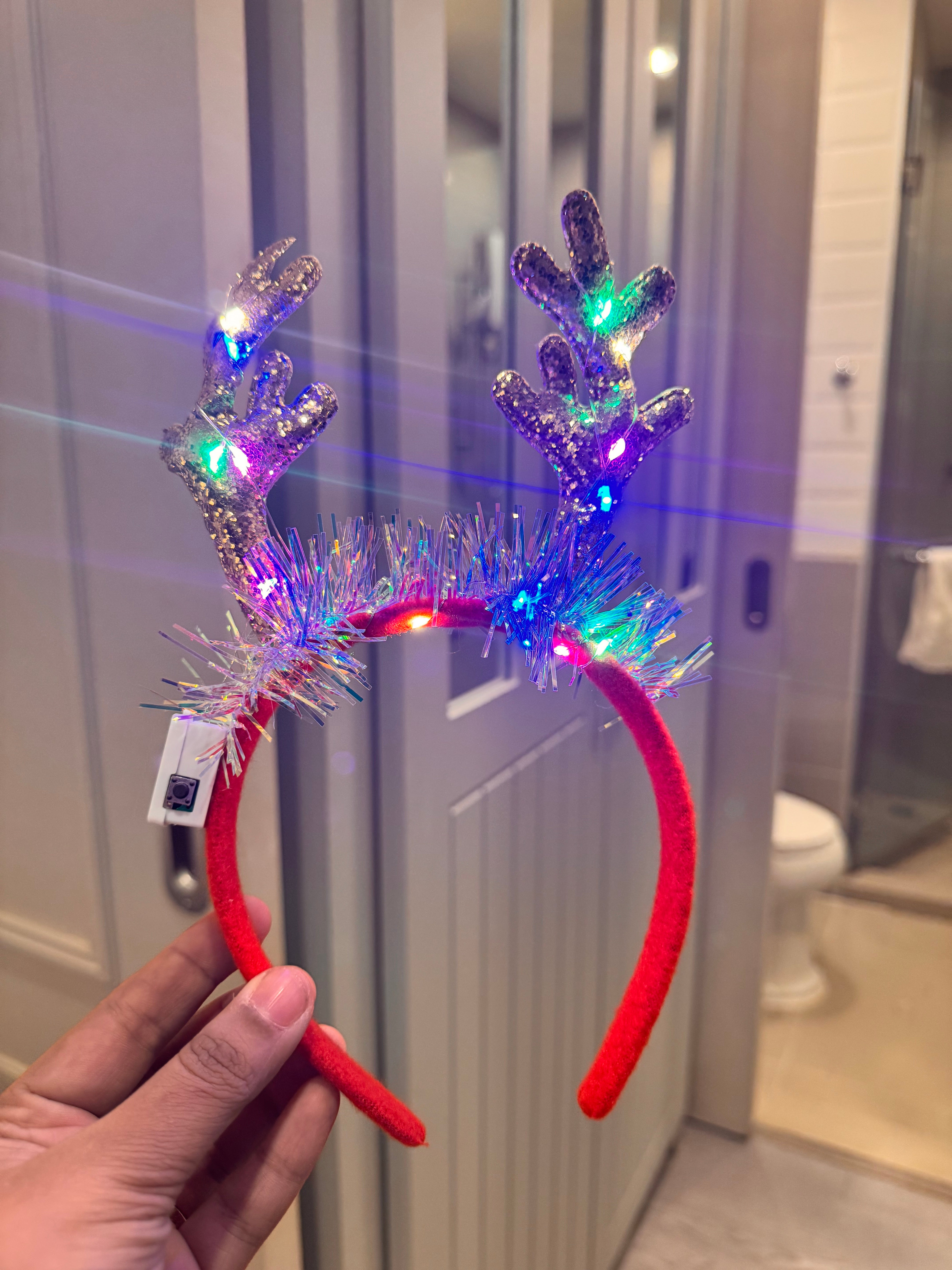 Light Christmas NY hairband