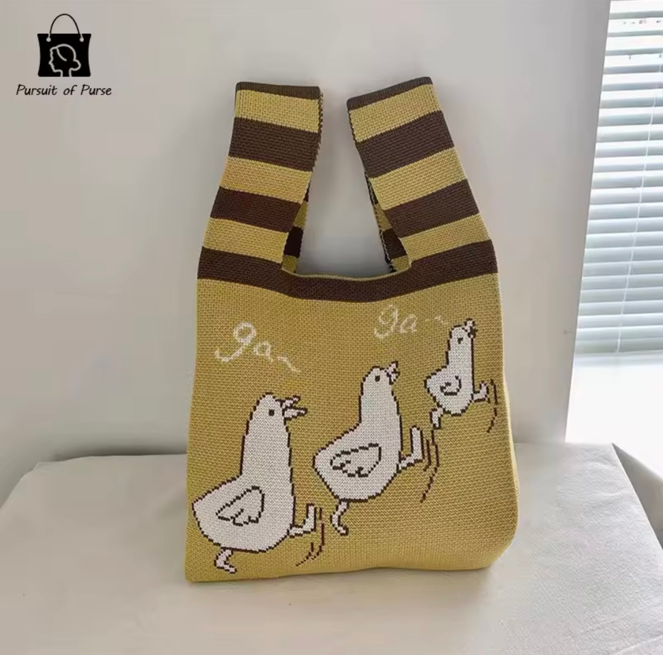 Knitted Tote Bag