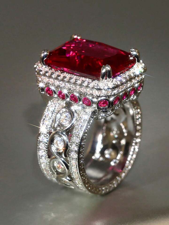 Red Cubic Ring