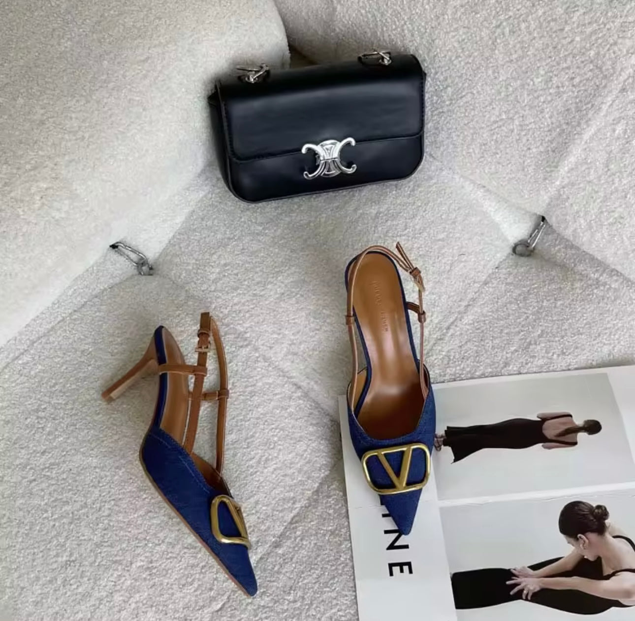 Denim Heels