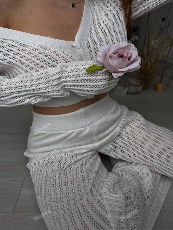 Hollow knit set