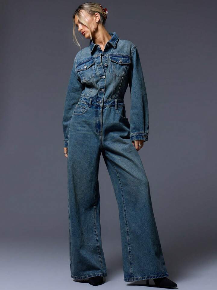 Denim Jumpsuit