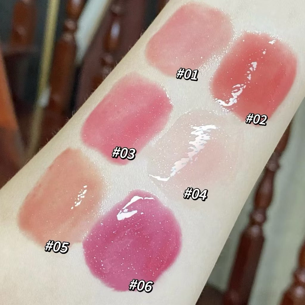 Heart lip gloss