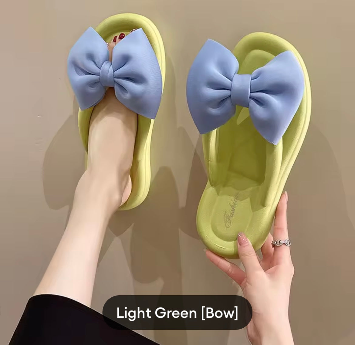 Bow Slippers