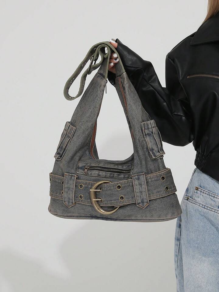 Retro Denim Bag