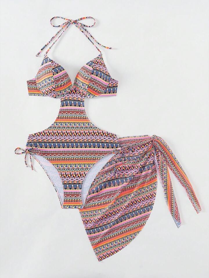 Halter Neck Swim Suit