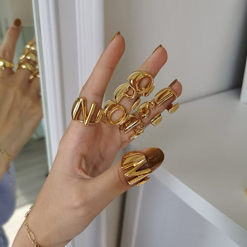 Letter rings
