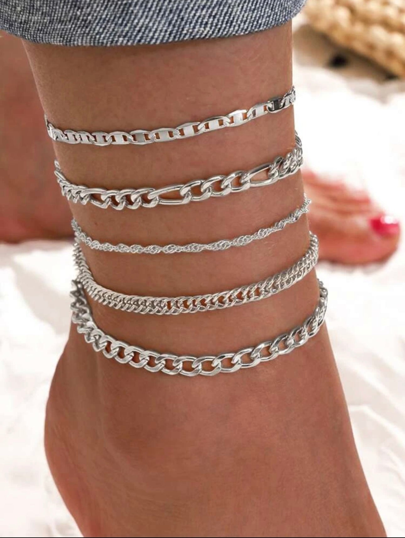 5 pc anklet