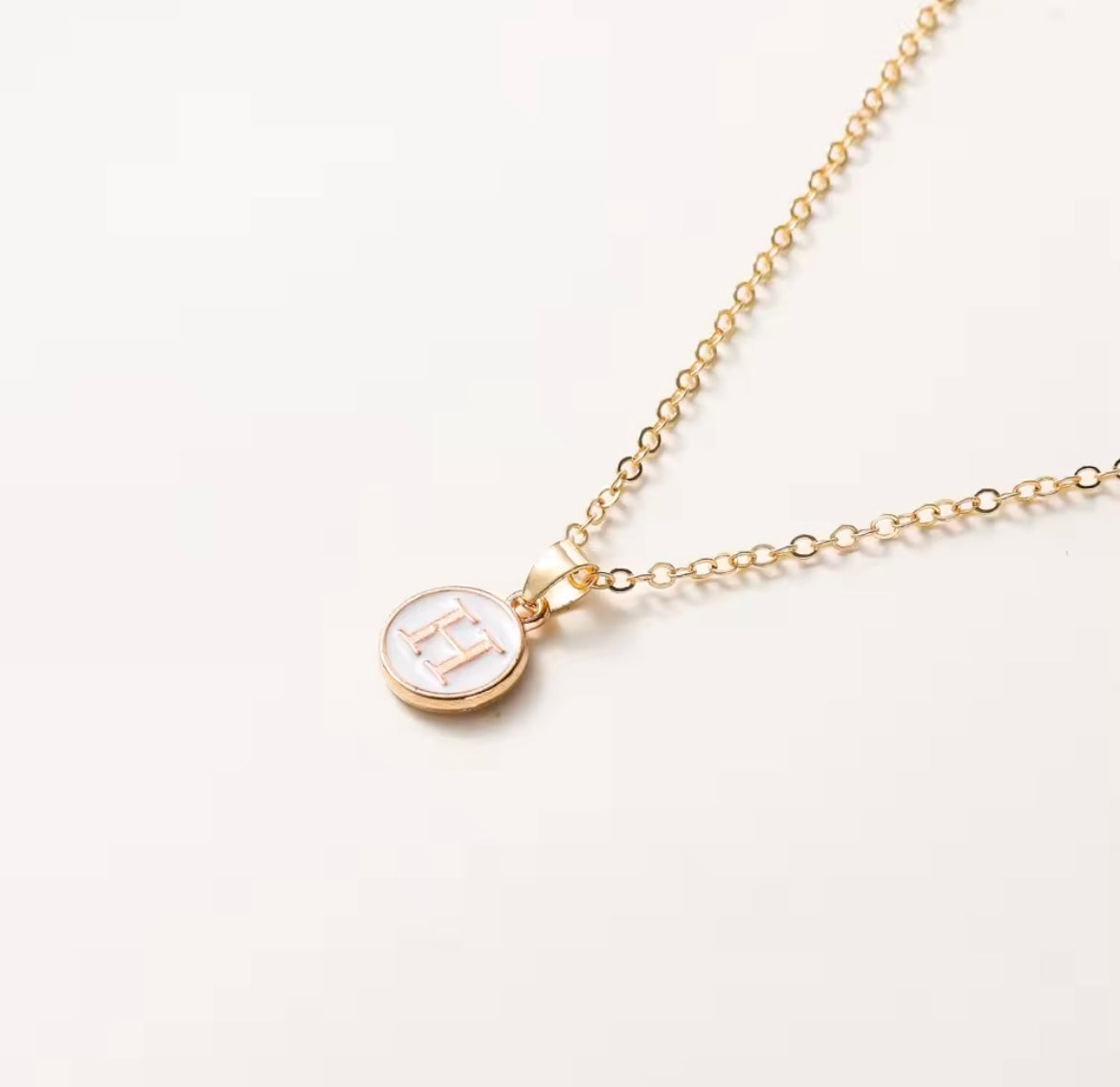 Letter Pendant Necklace