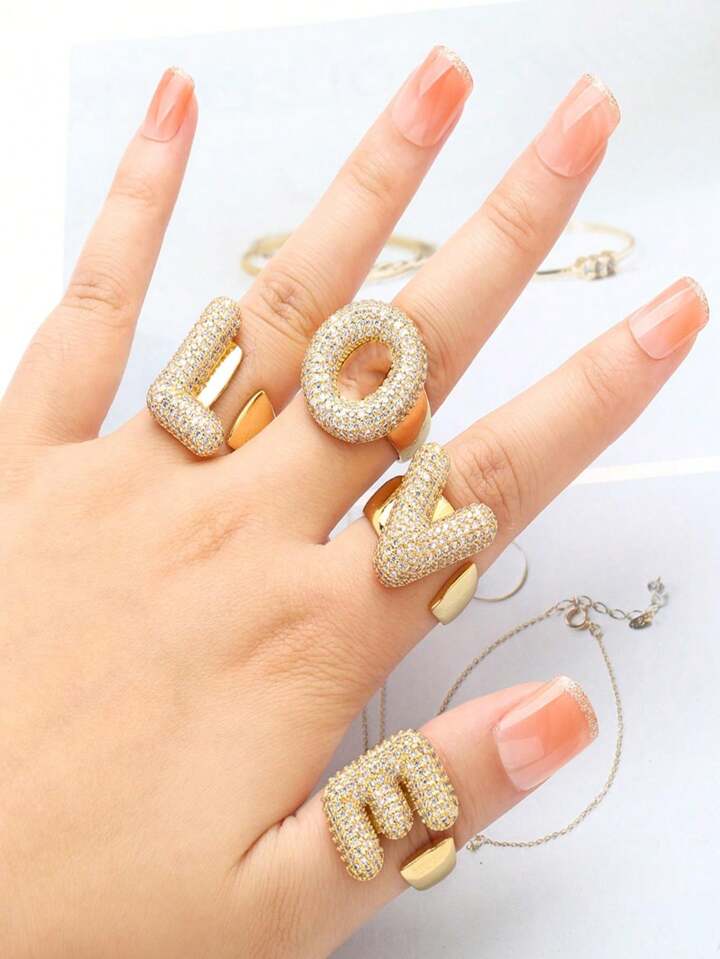 Abc Rings Alphabet Ring