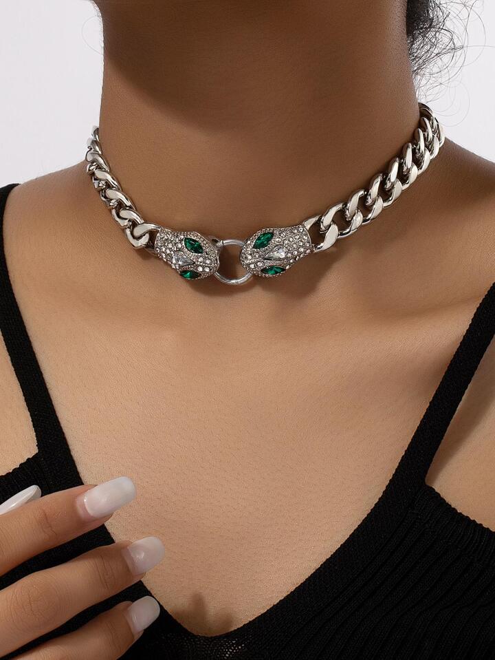 Rhinestone Chain Snake