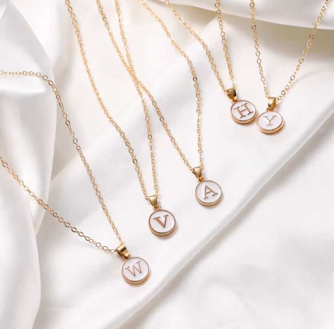 Letter Pendant Necklace - Main Image