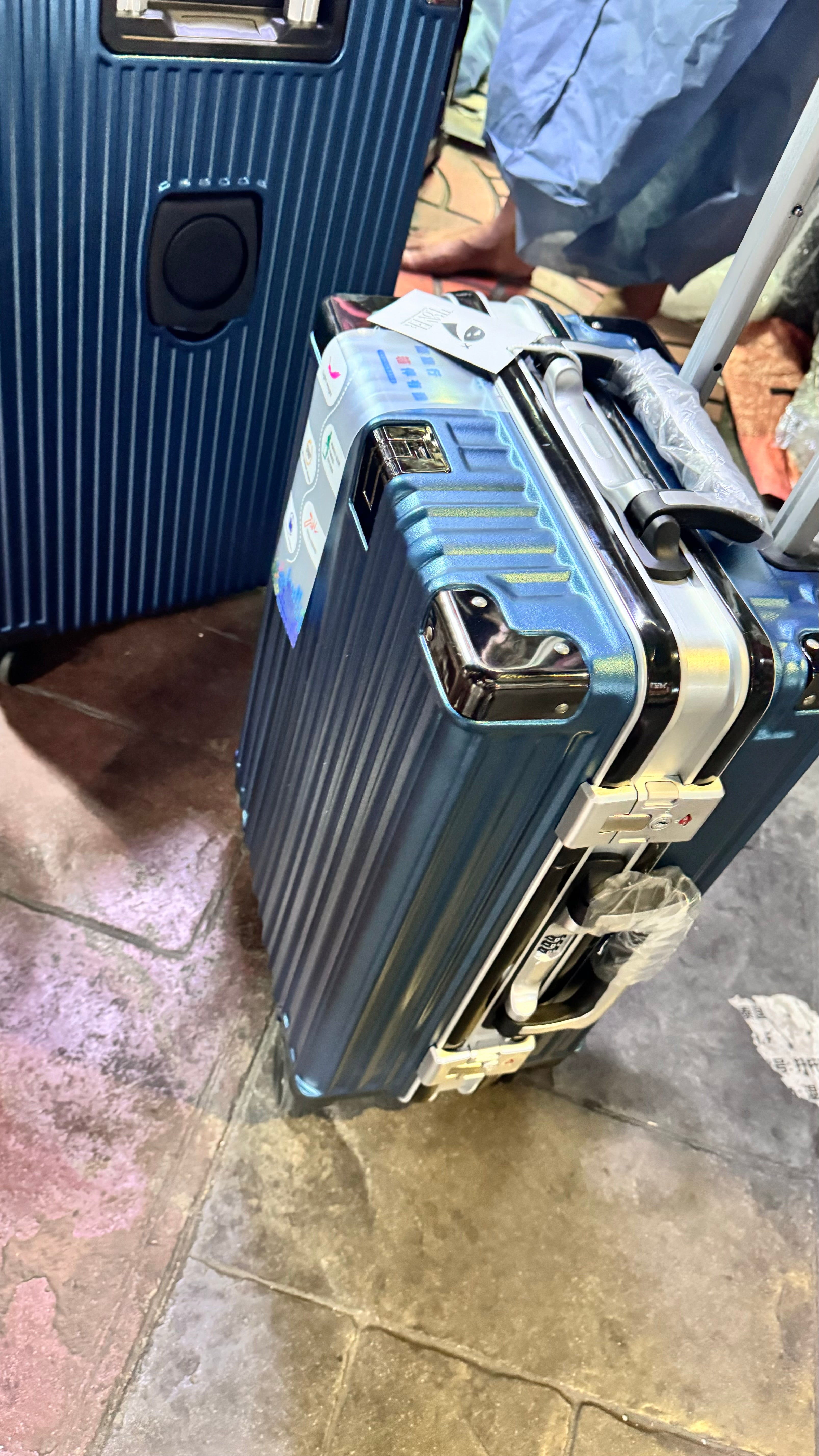 Blue Luggage Set