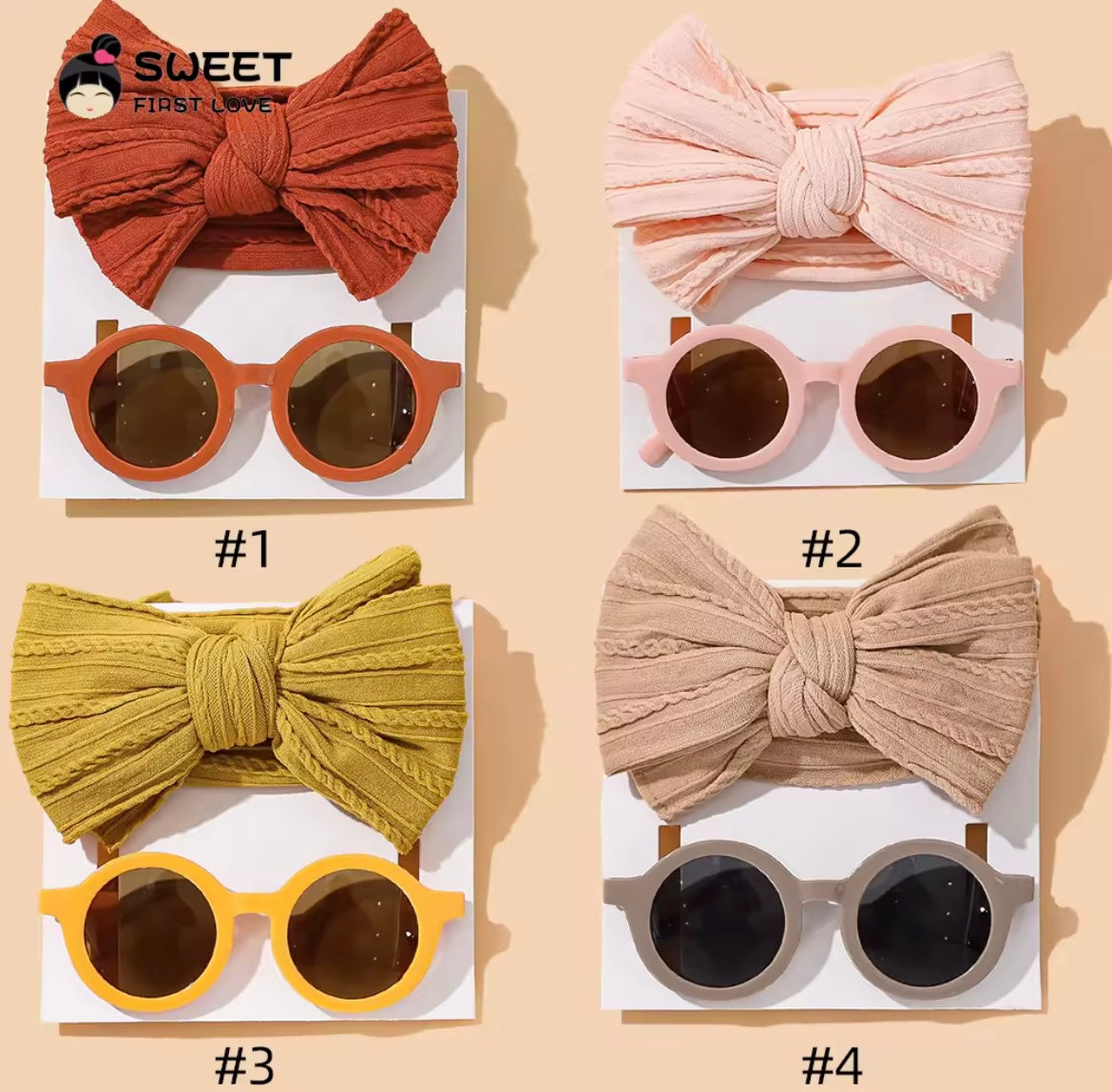 Sunglass with hairband set fT1