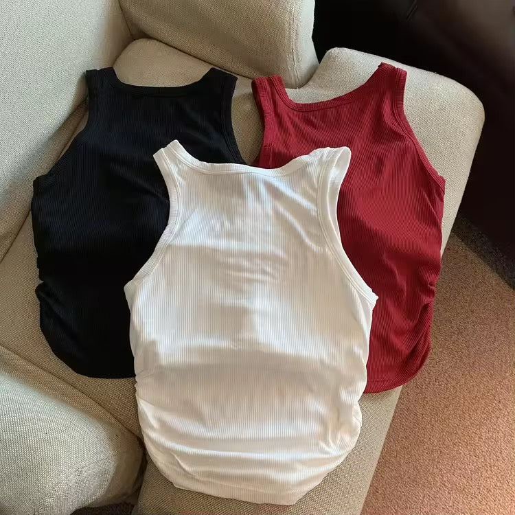 Curve paded top