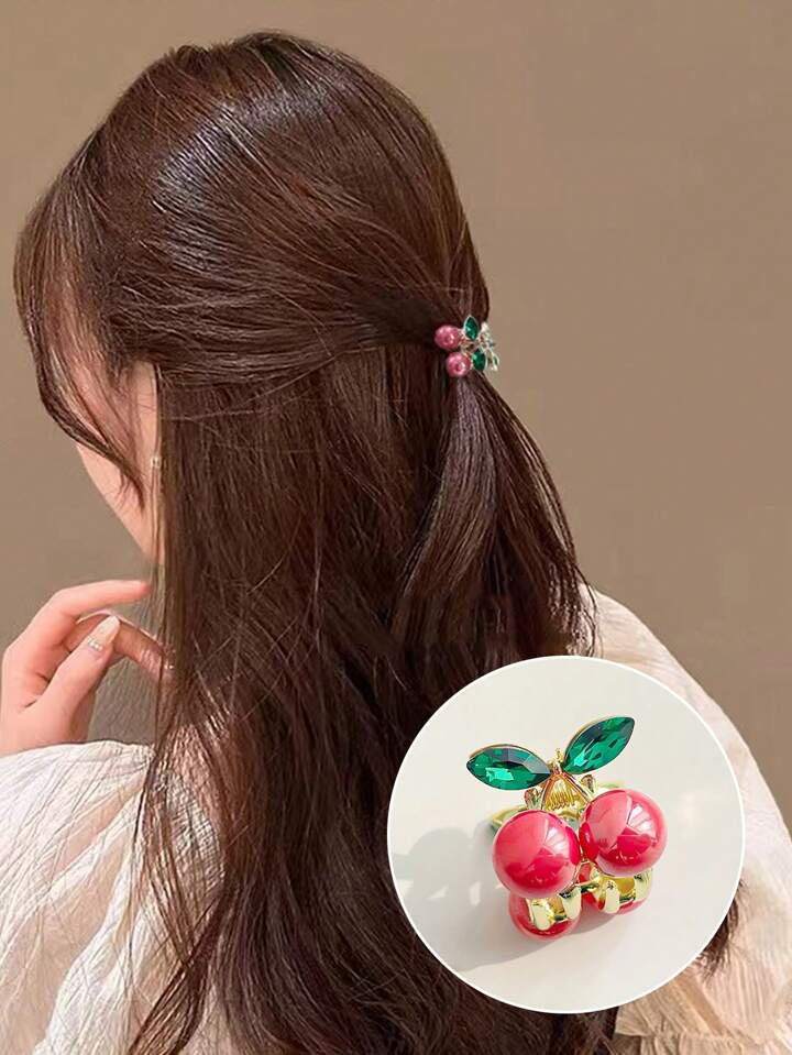 Cherry Hair Claw