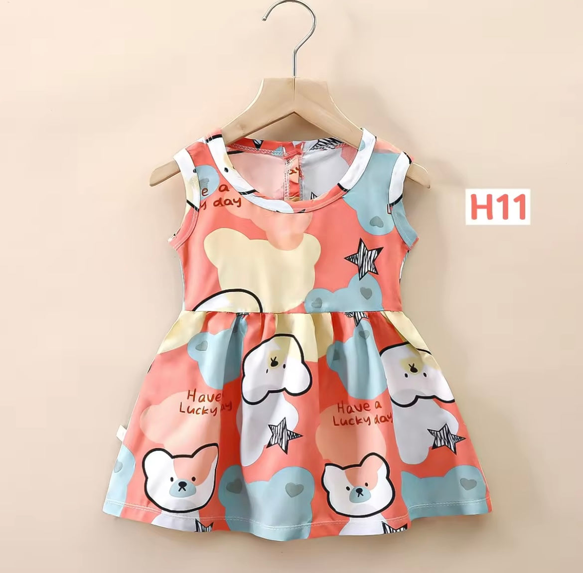 Kids cute cotton dress