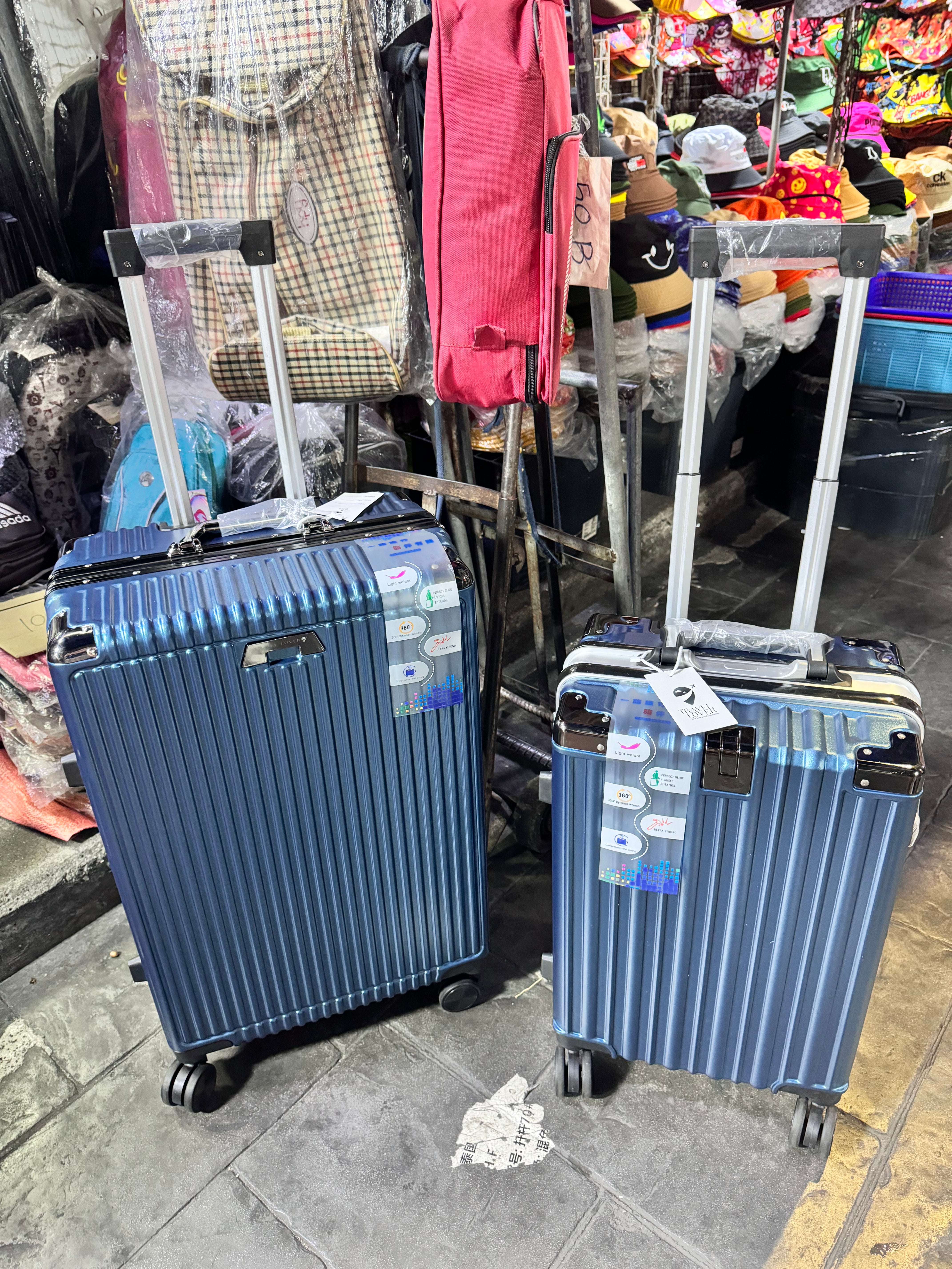 Blue Luggage Set