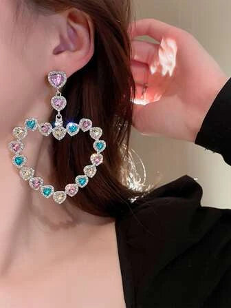 Rhinestone earrings