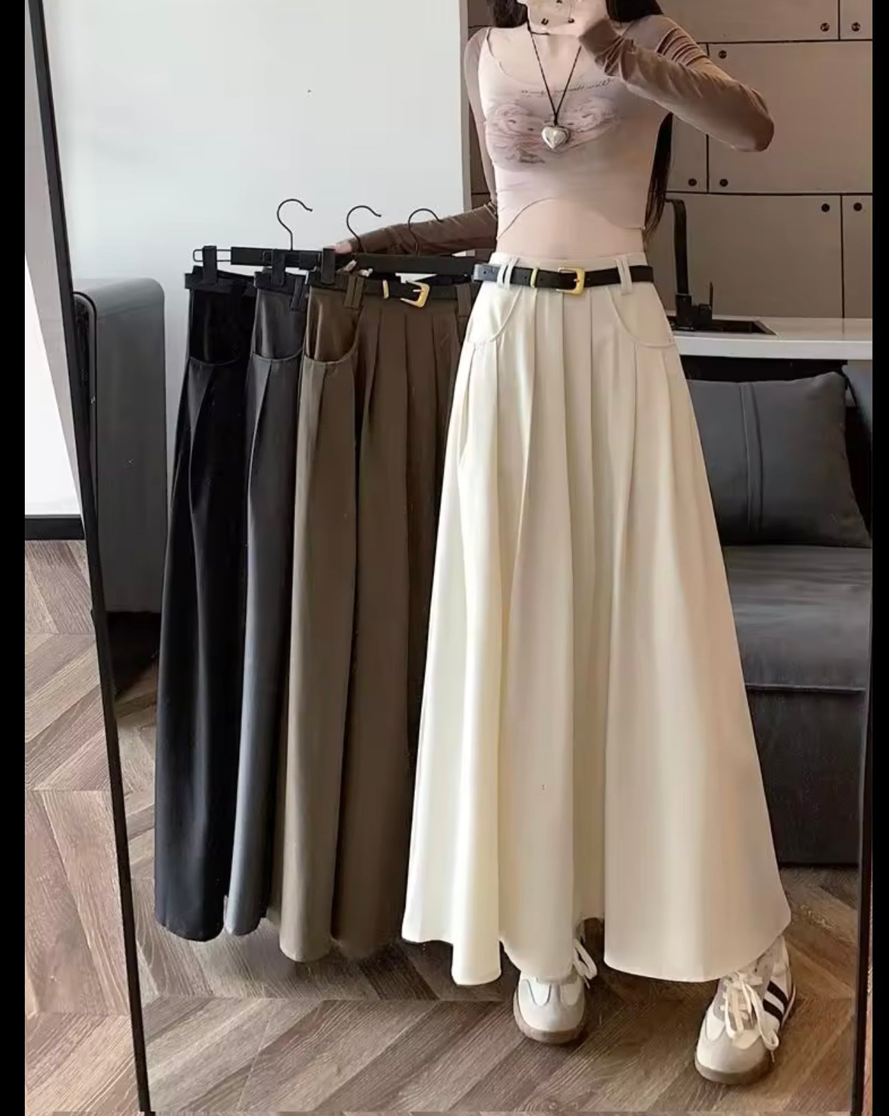 Bonzai cotton skirt