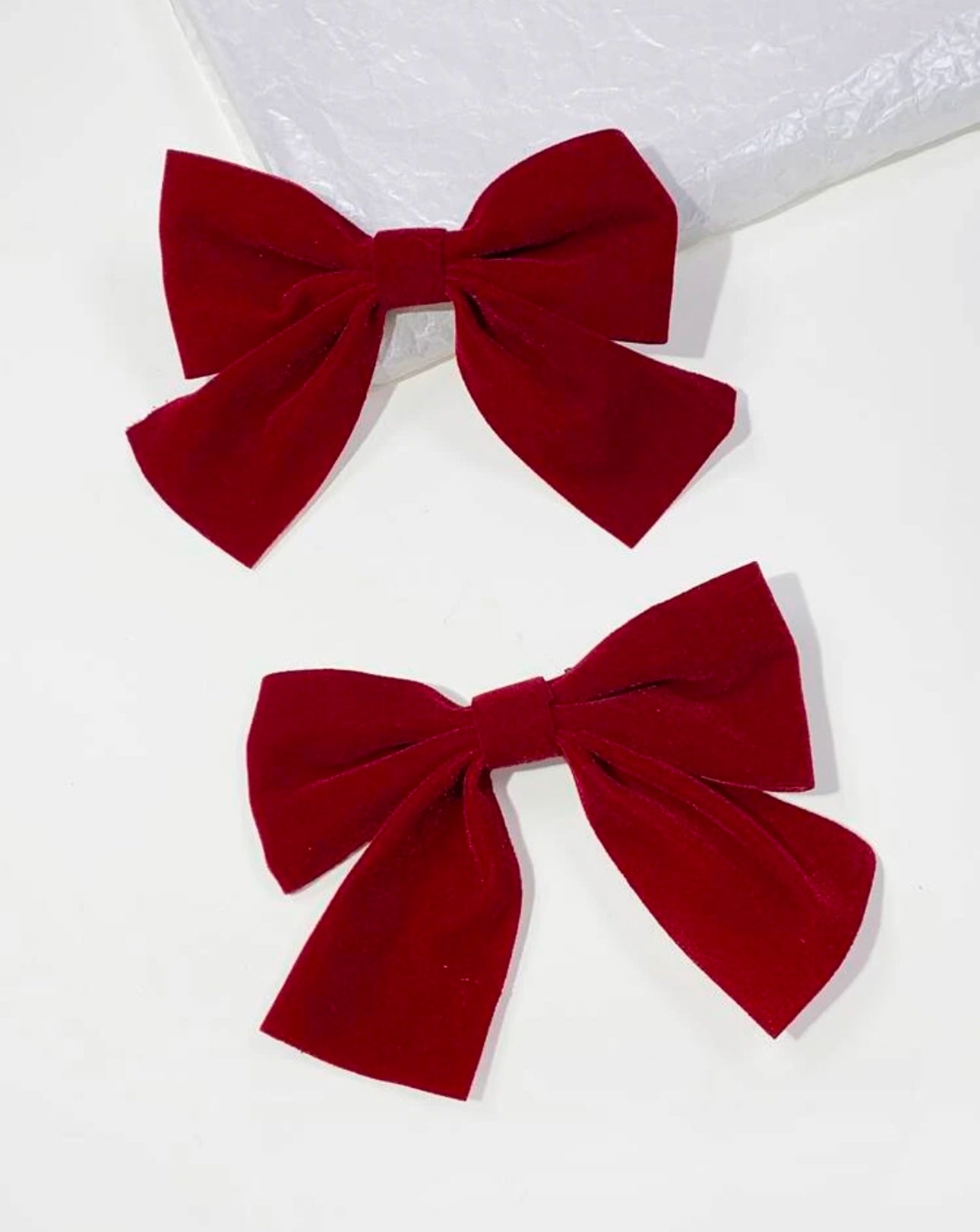 Red bow pair (2 pc)