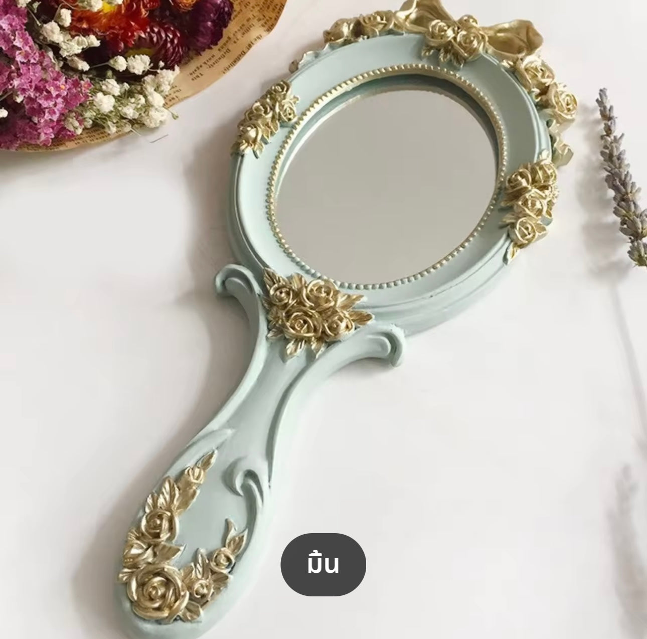 Flora de hand mirror