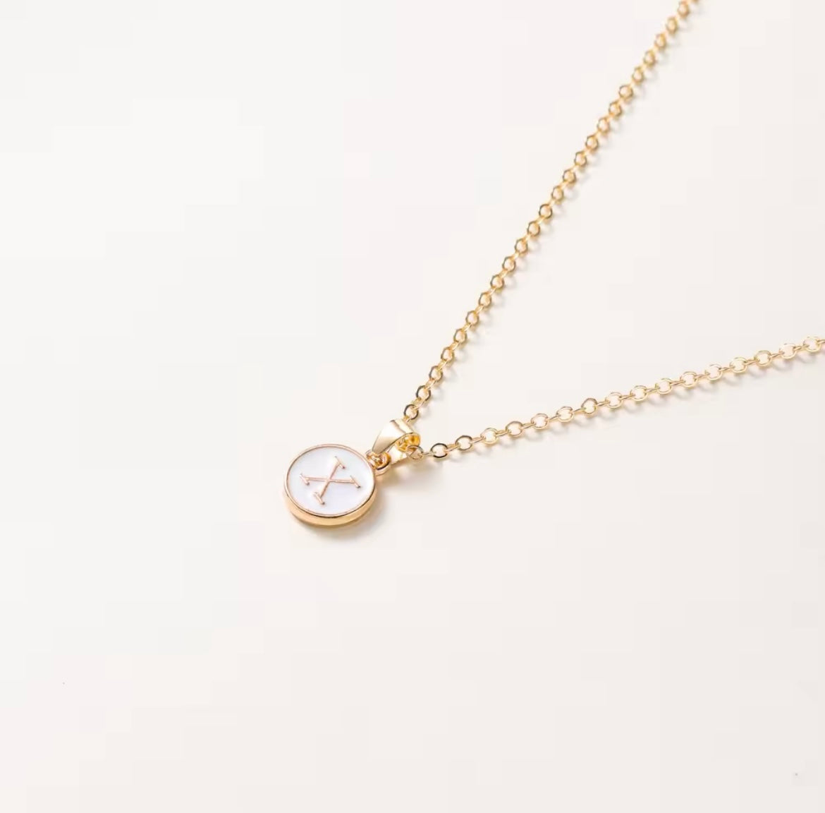 Letter Pendant Necklace