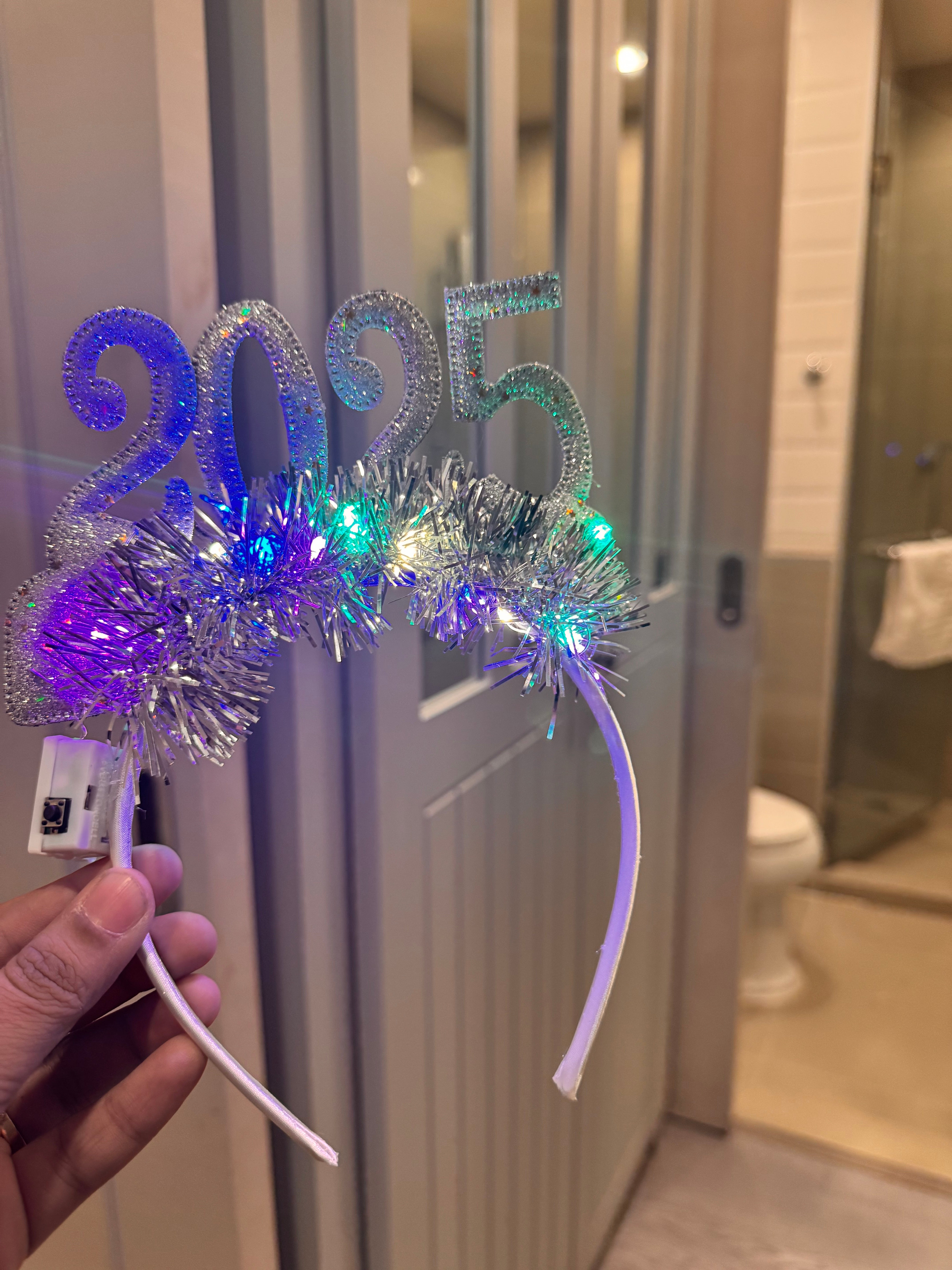 Light Christmas NY hairband