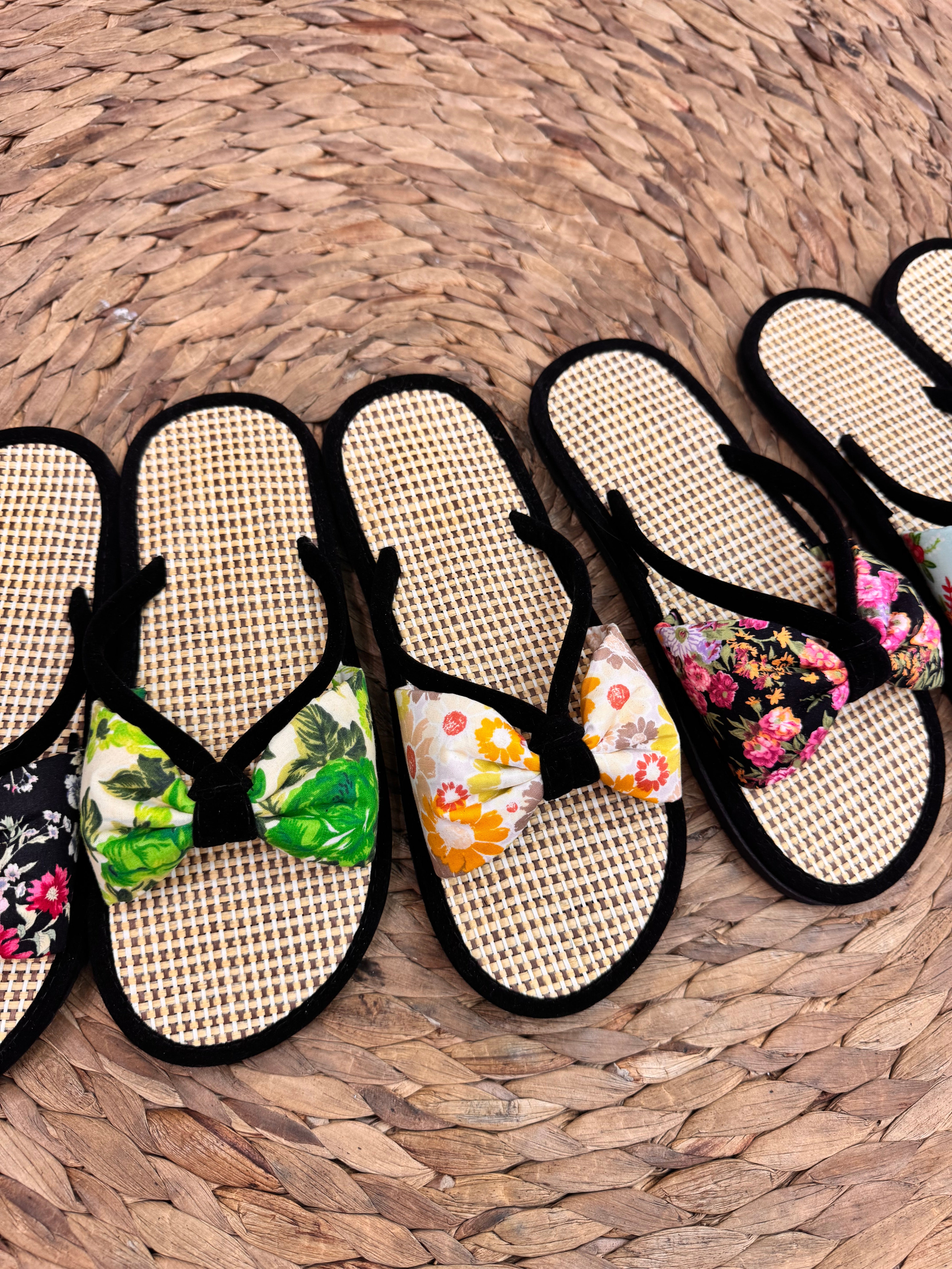 Floral beach flips