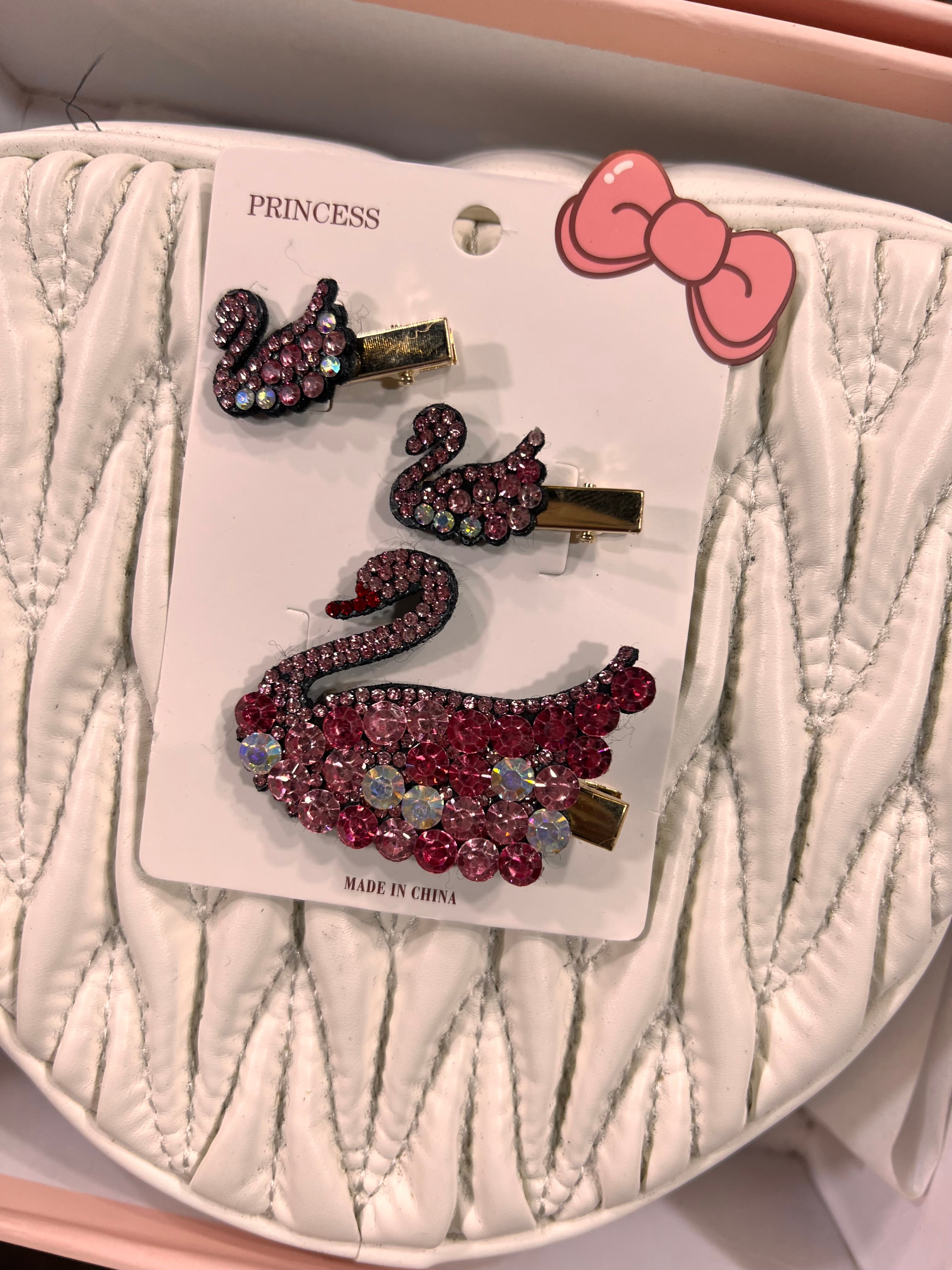 Swan Rhinestone Pin