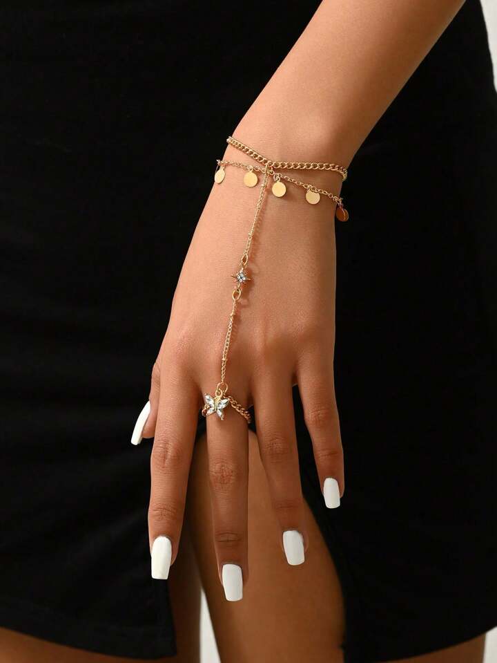 Dot finger bracelet