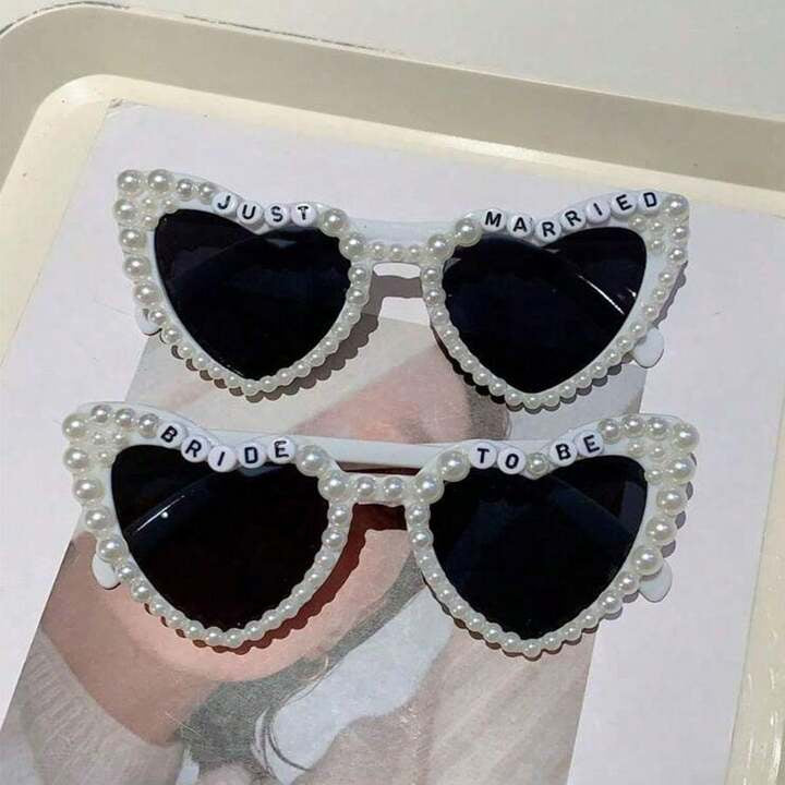 Pearl heart Sunglases