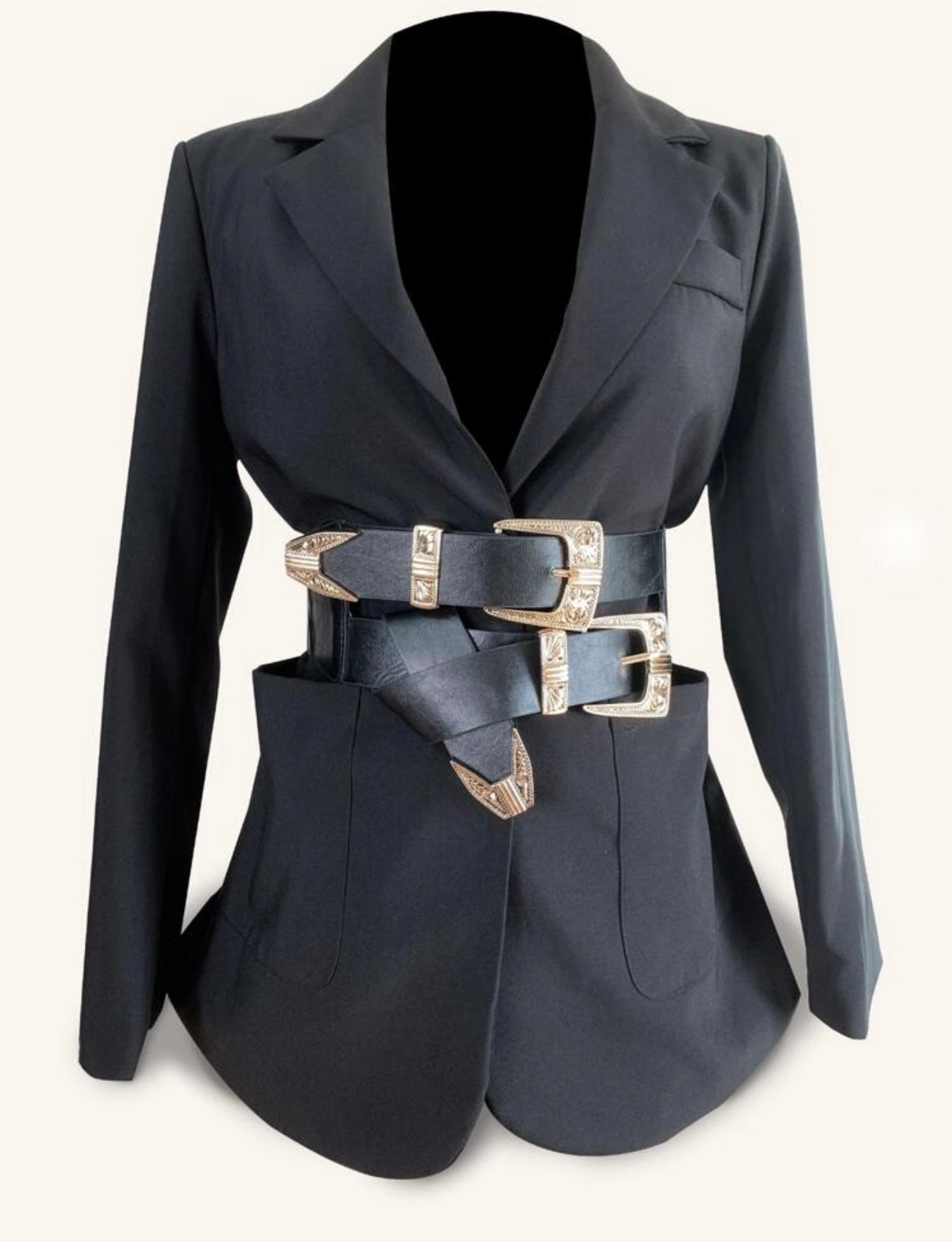 Double buckle belt