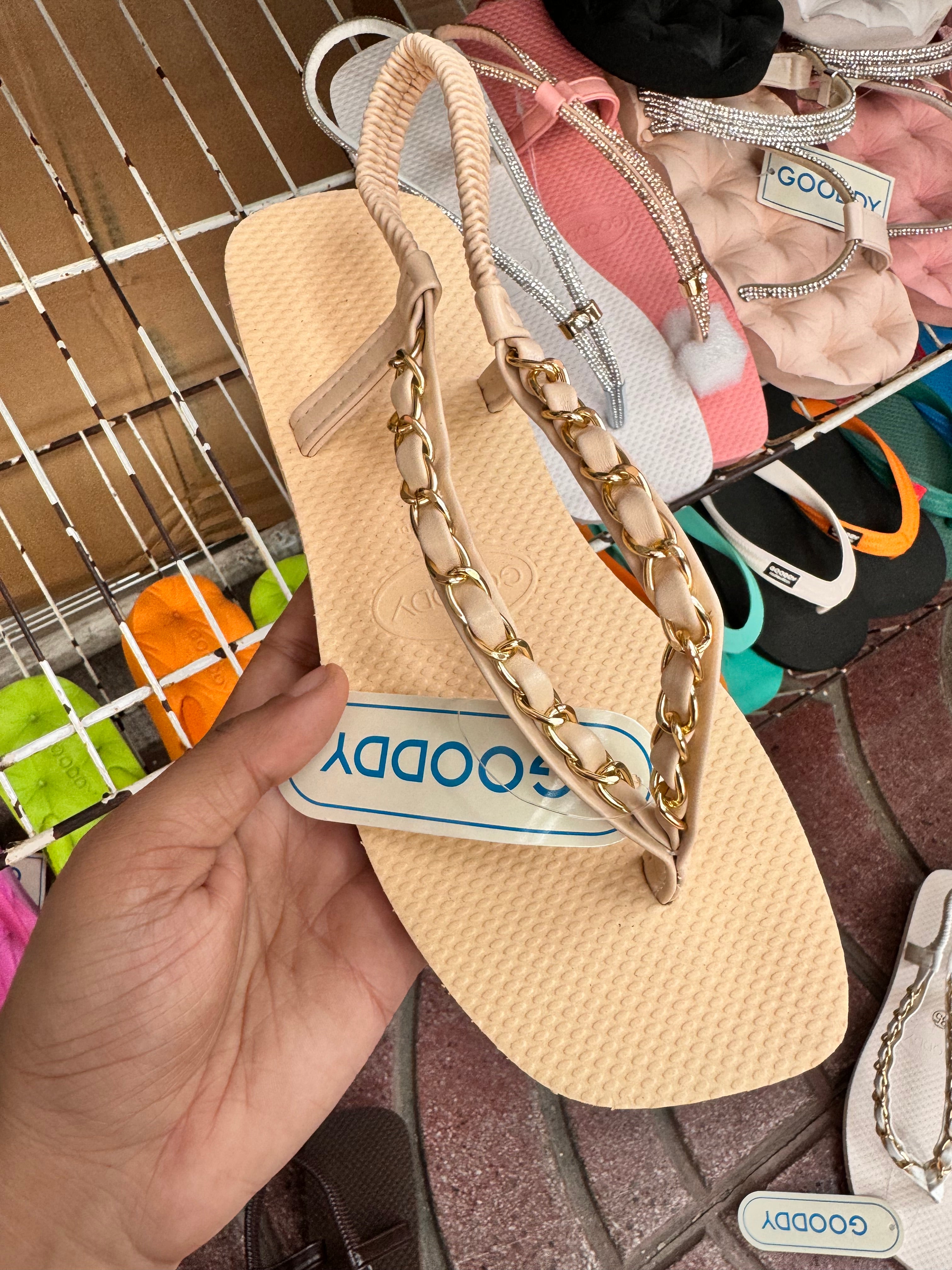 Chained sandals