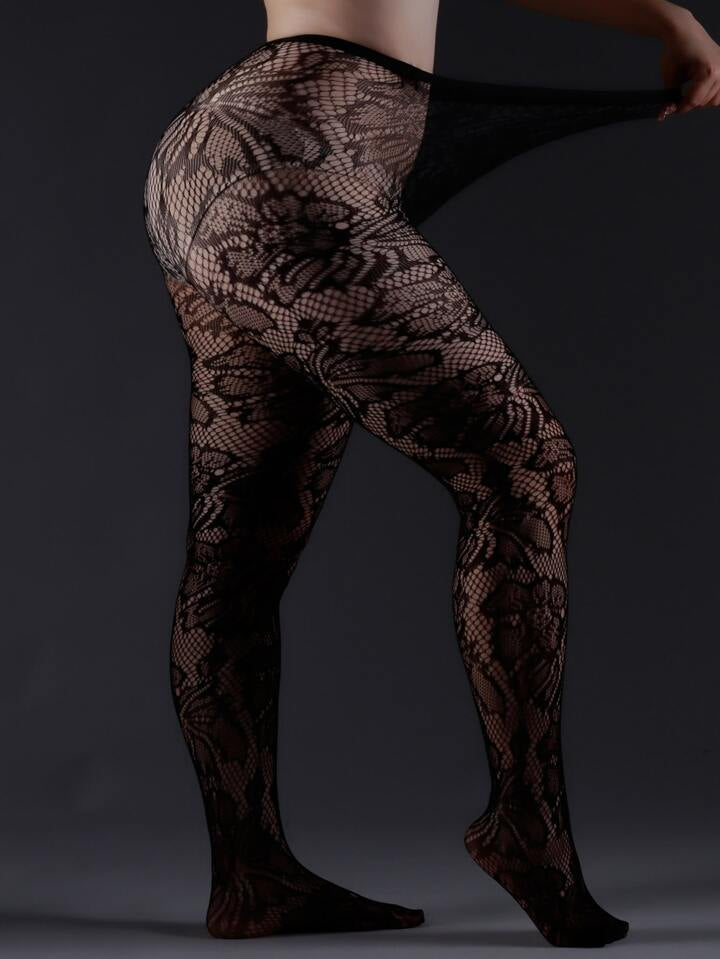 Jacquard stockings