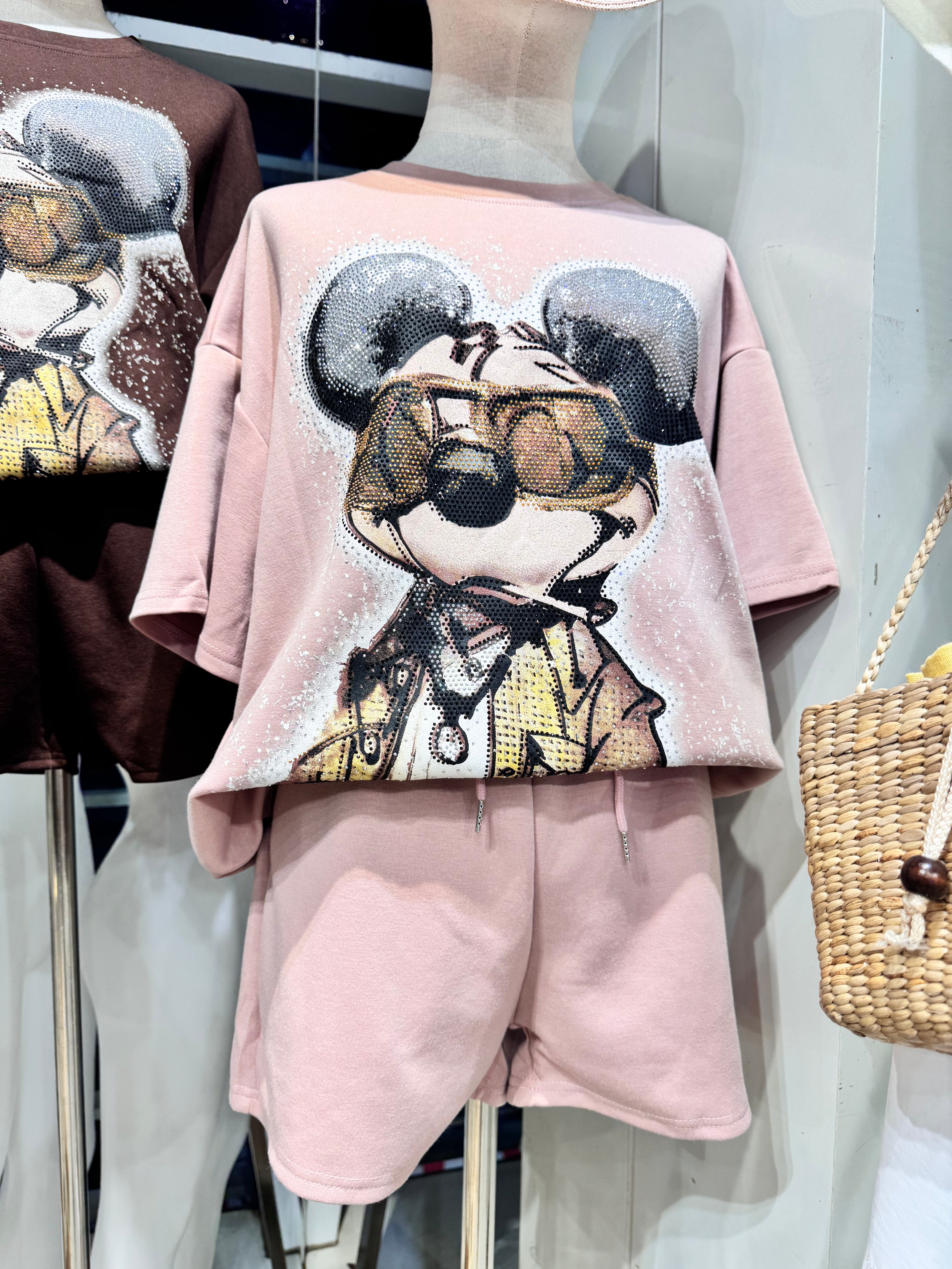 Mickey glitter set