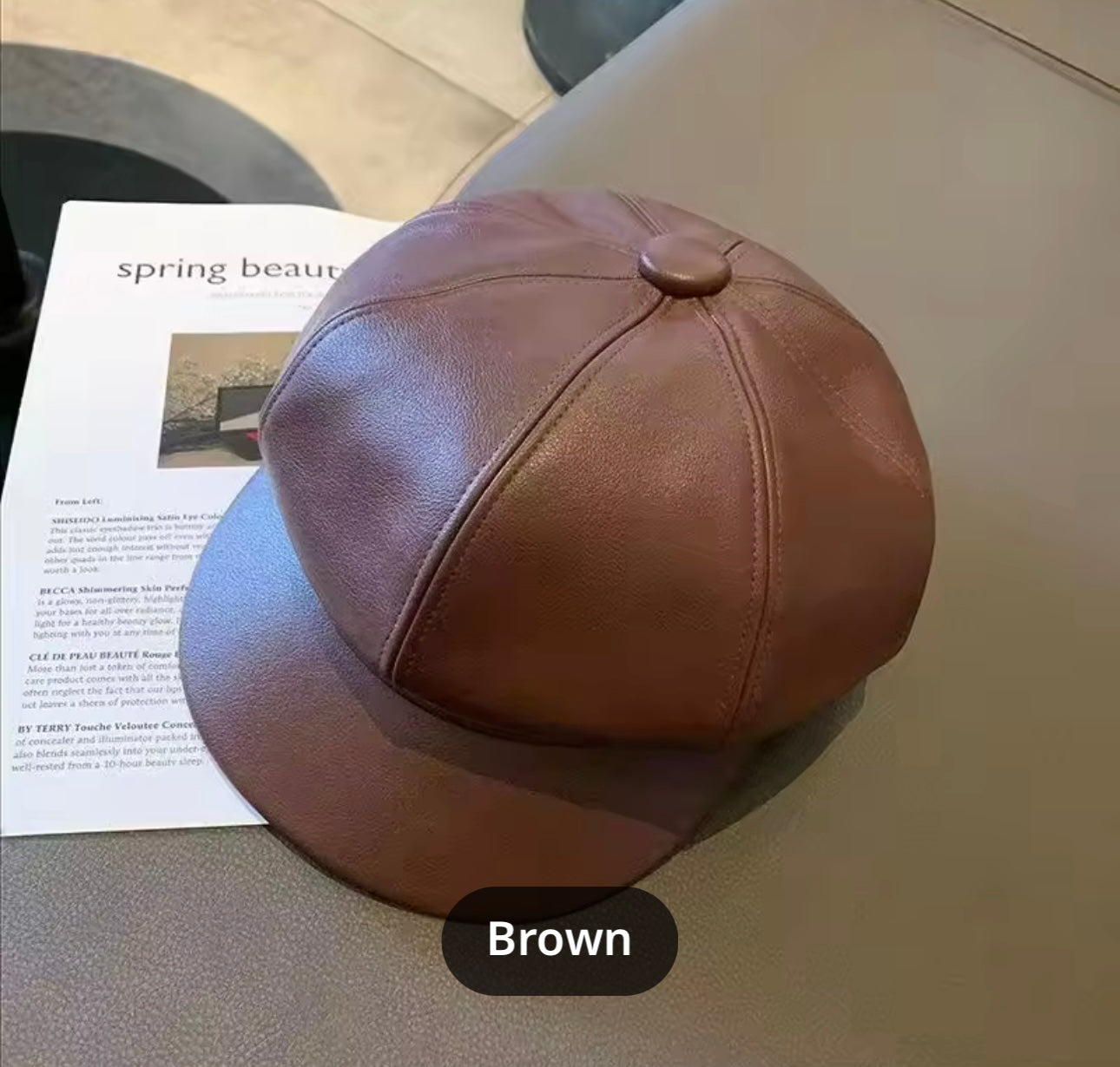 Leather Cap