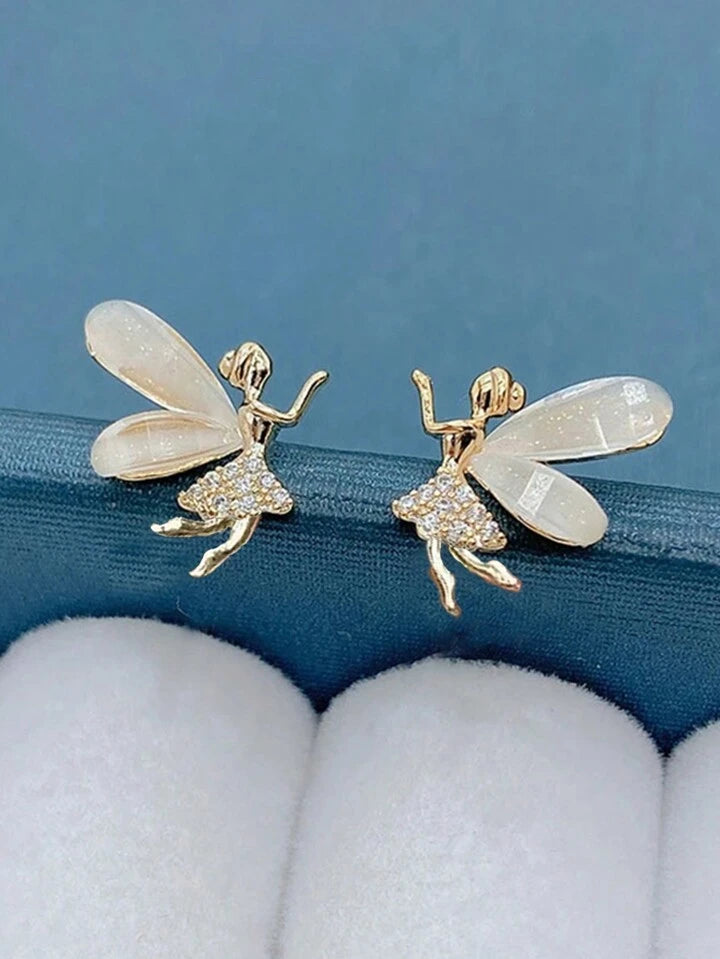 Angel earrings