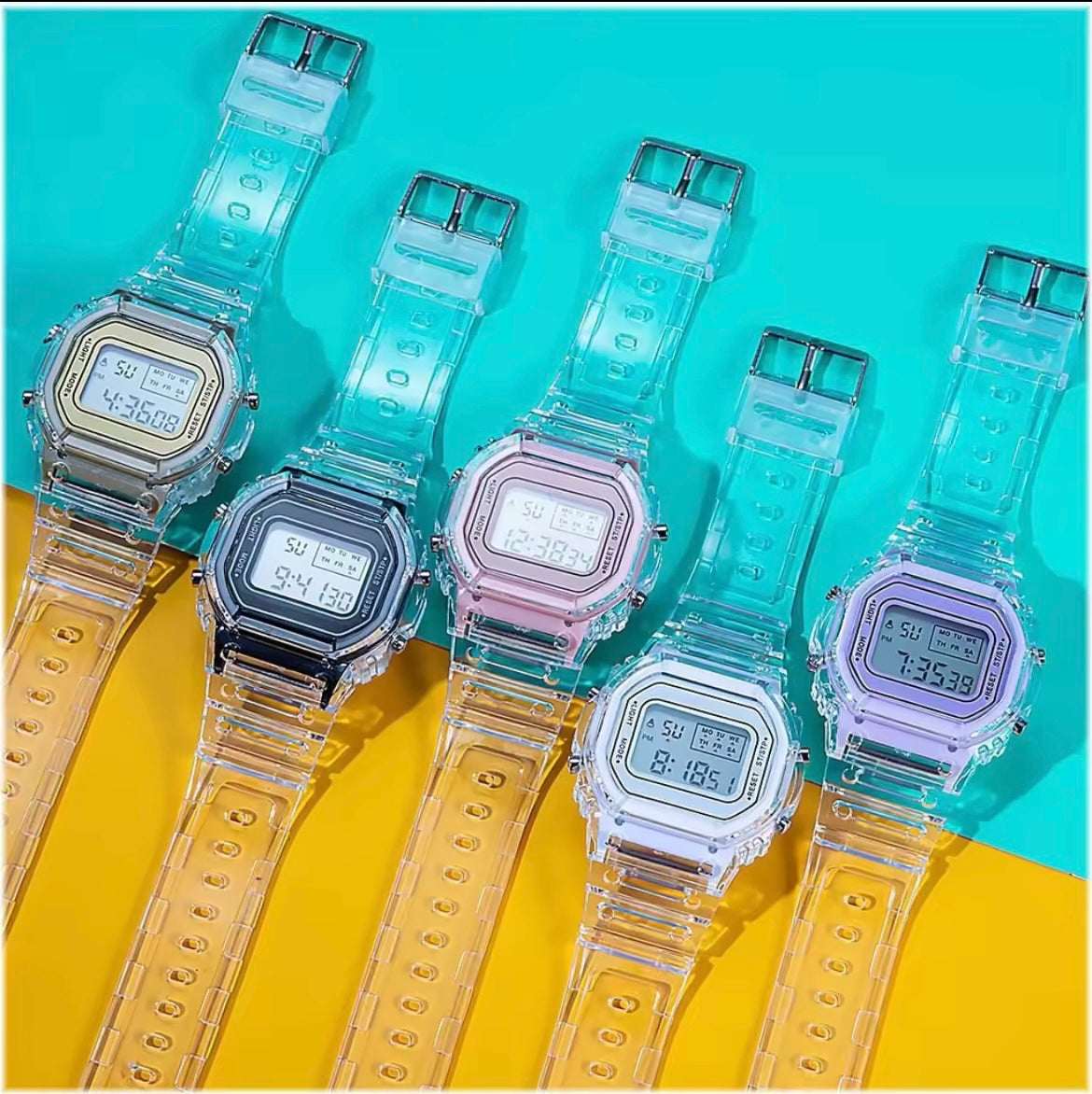 Aqua wrist watch