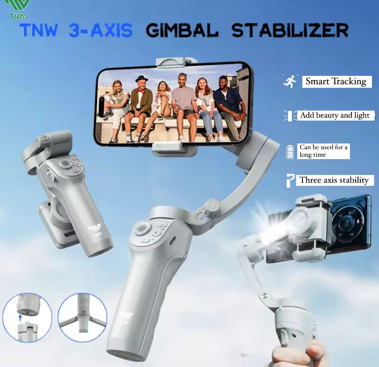 GIMBAL PHONE TRIPOD