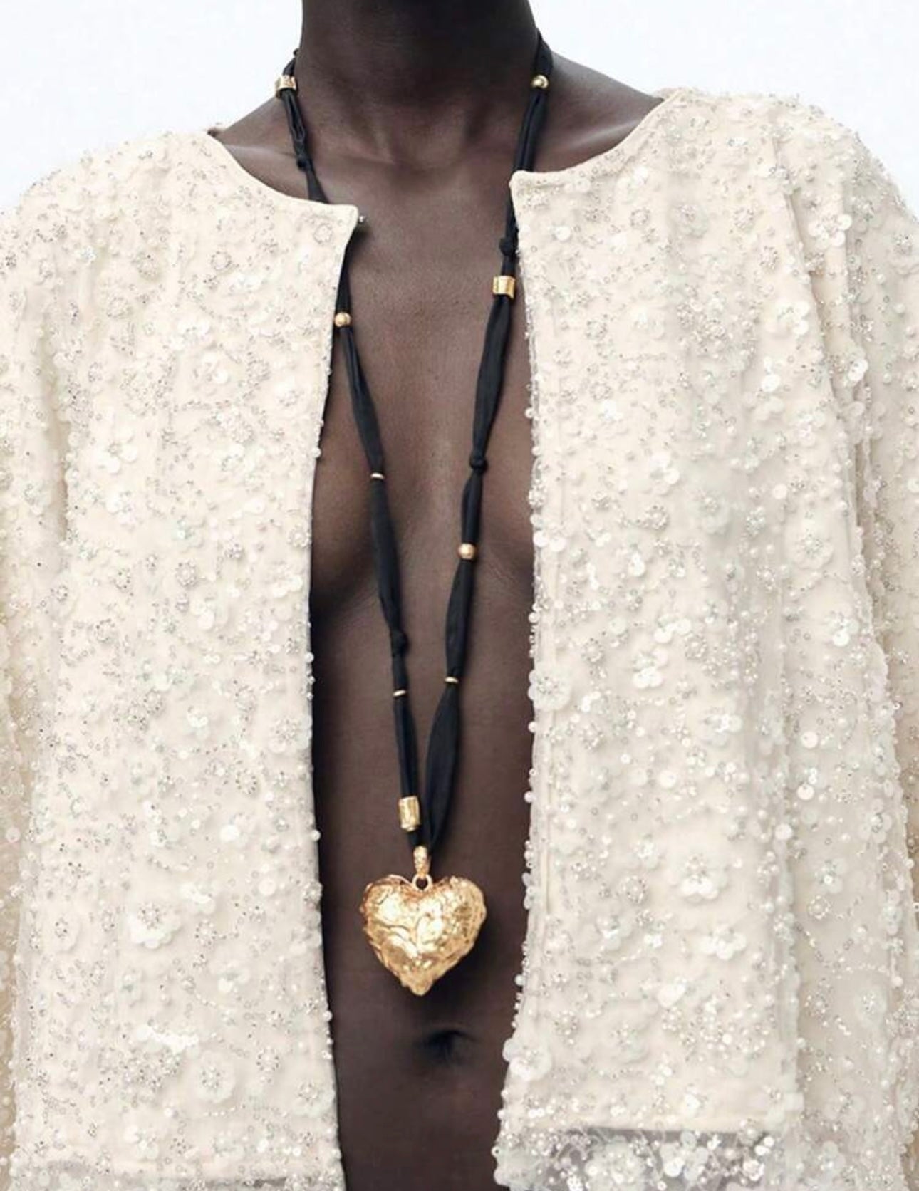 Heart rope Neckpiece