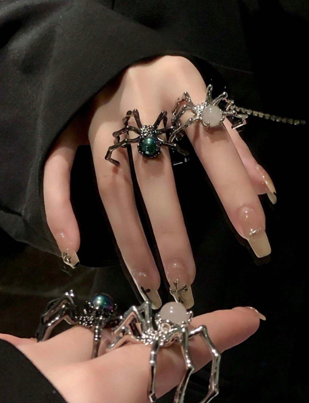 Spider 2 pc rings