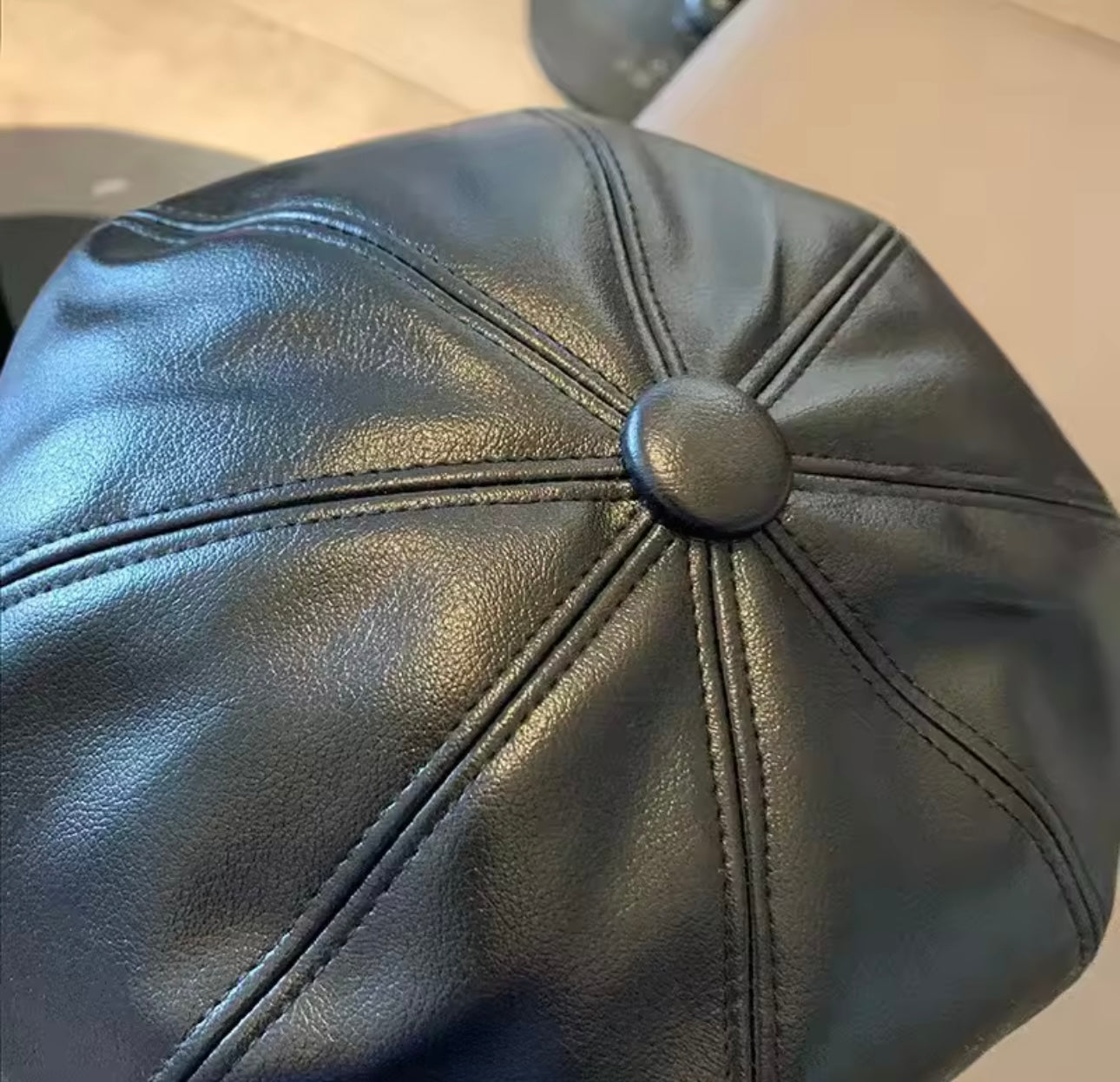 Leather Cap