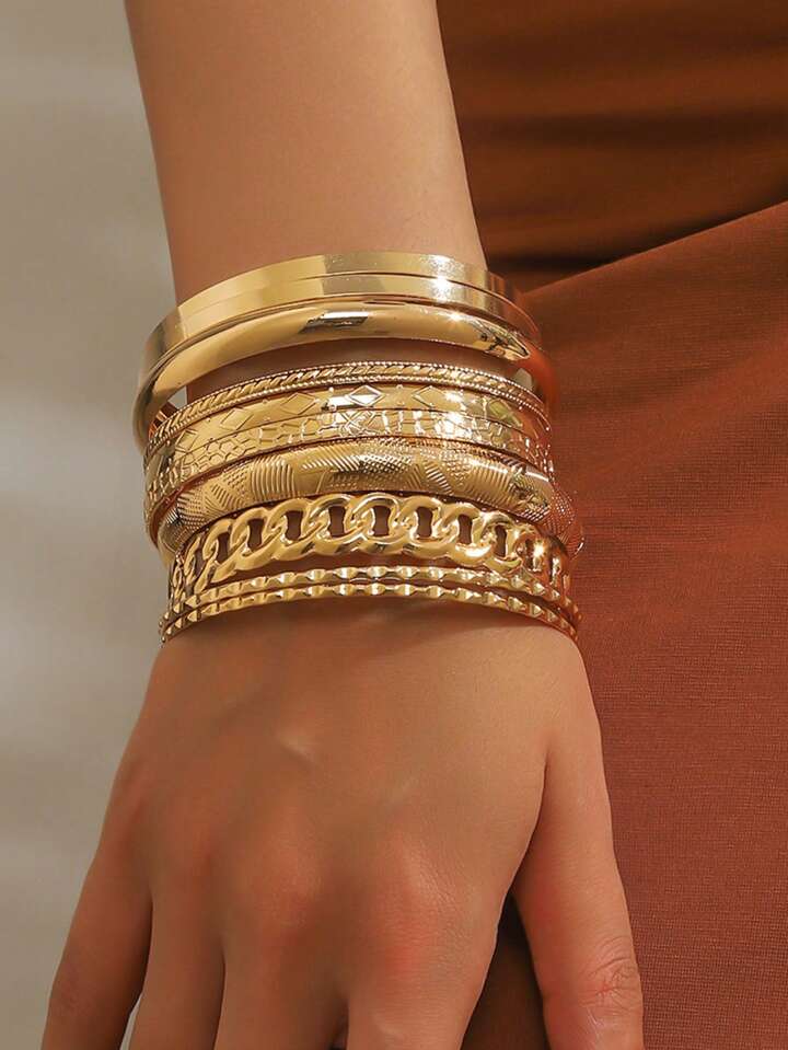 10pc bangle stack