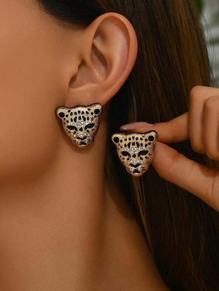 Leopard Earings