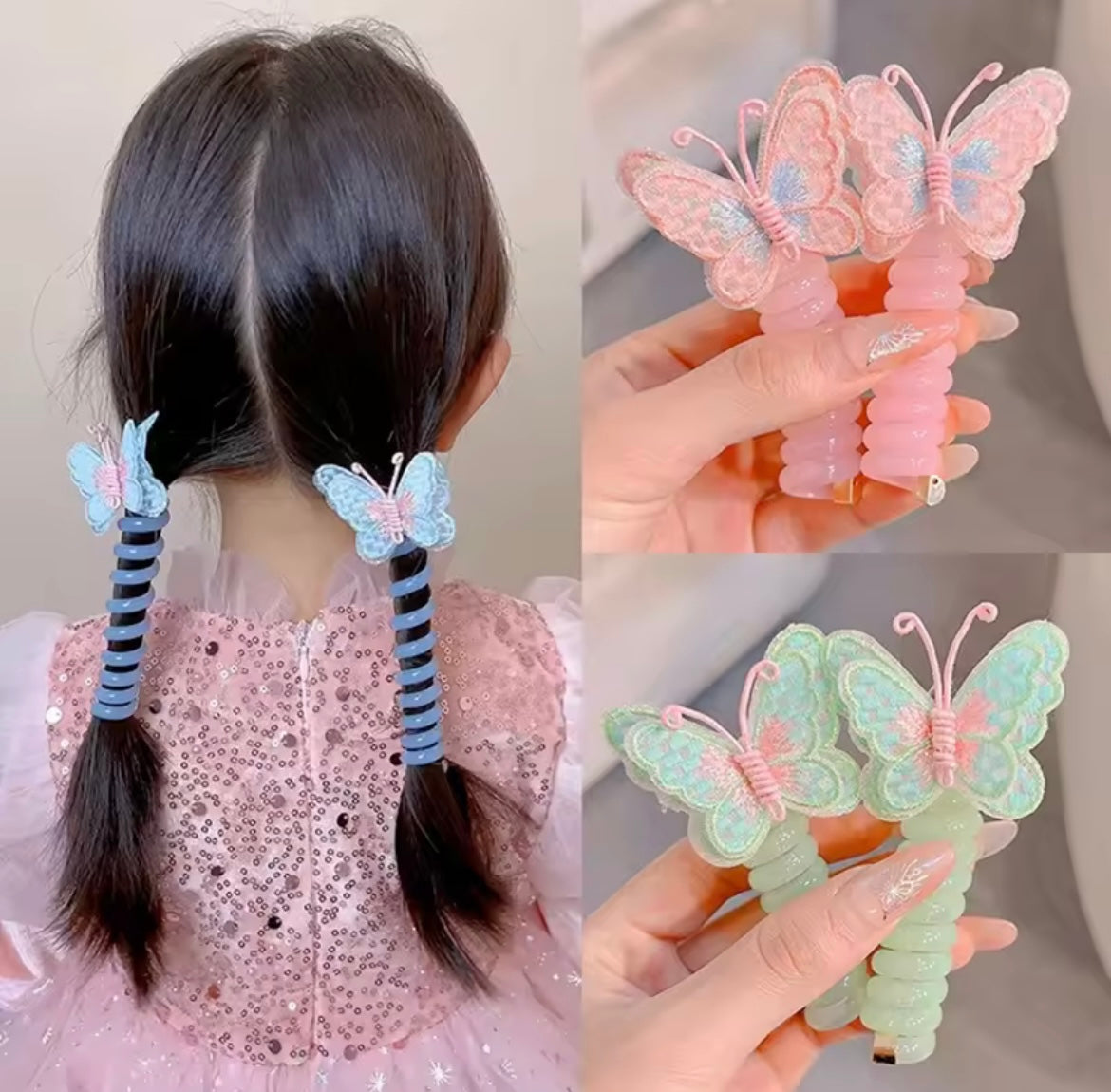 Butterfly pony tail (1pc)