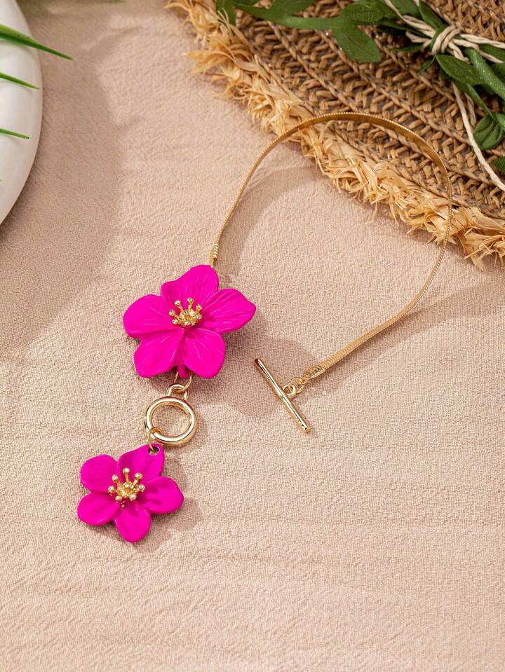 Floral anklet